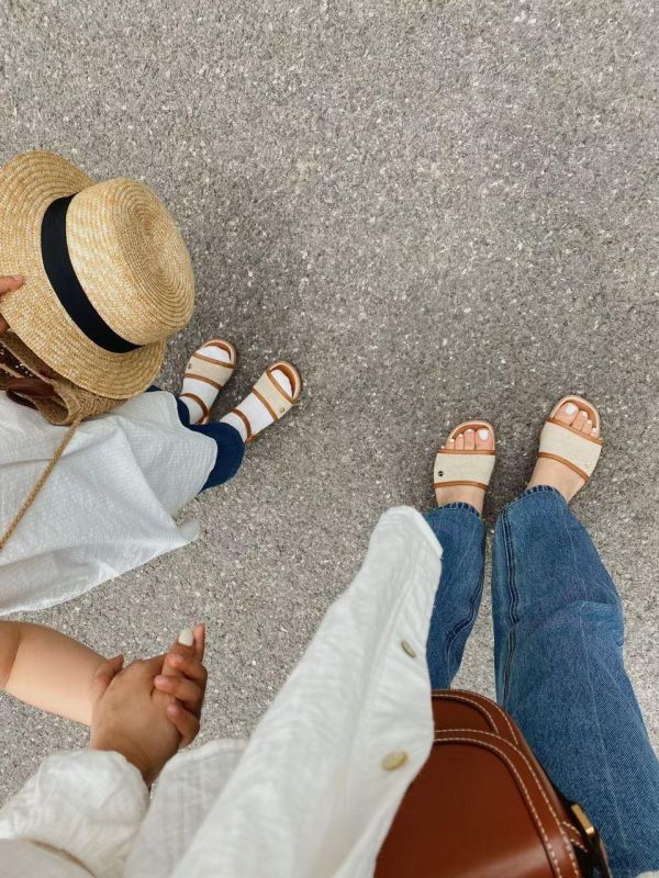 清涼編織繫帶涼鞋(小童款) 