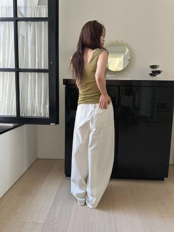 高級布料不易皺休閒褲 