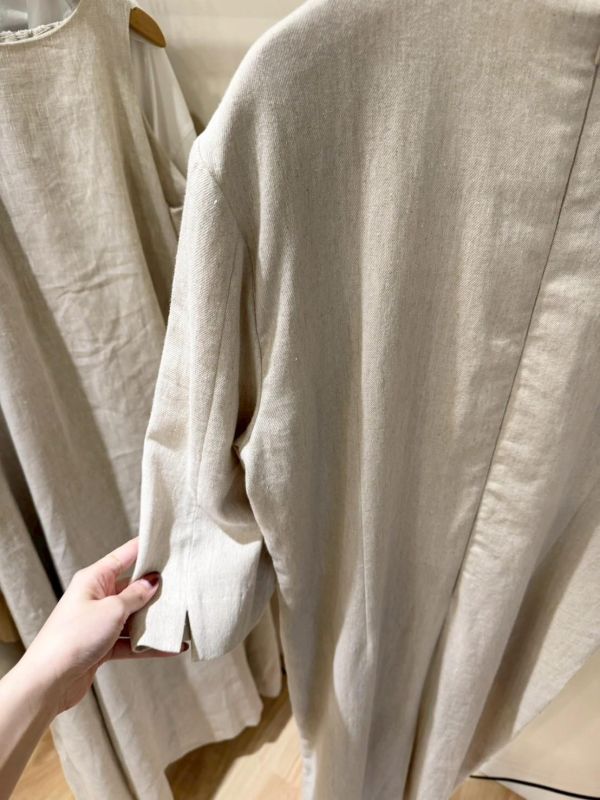 質感燕麥修身洋裝 