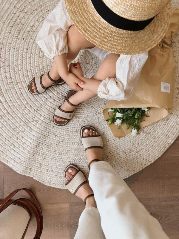 清涼編織繫帶涼鞋(小童款) 