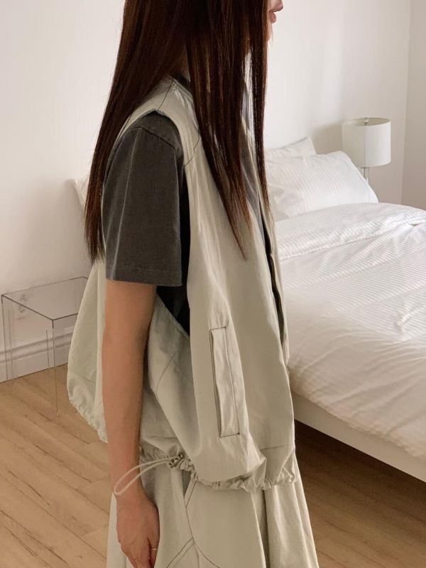 滑布雙面穿酷帥背心 