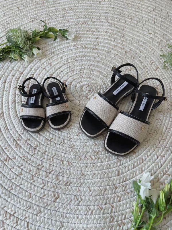 清涼編織繫帶涼鞋(小童款) 