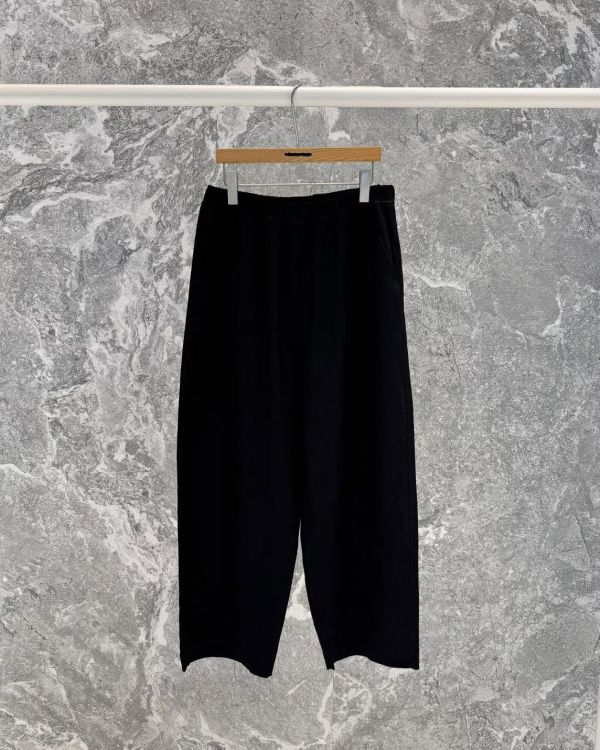 高品設計 高質感鬆緊腰棉麻褲 