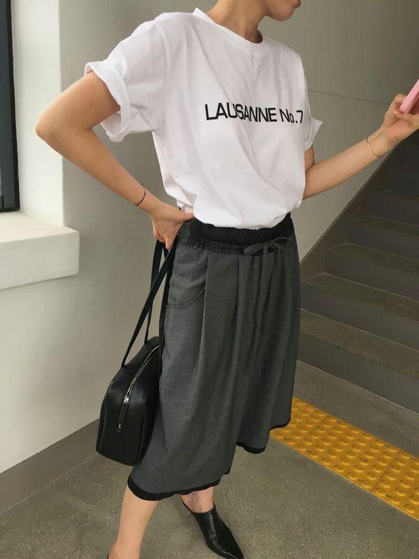 歐膩時髦感七分西褲 