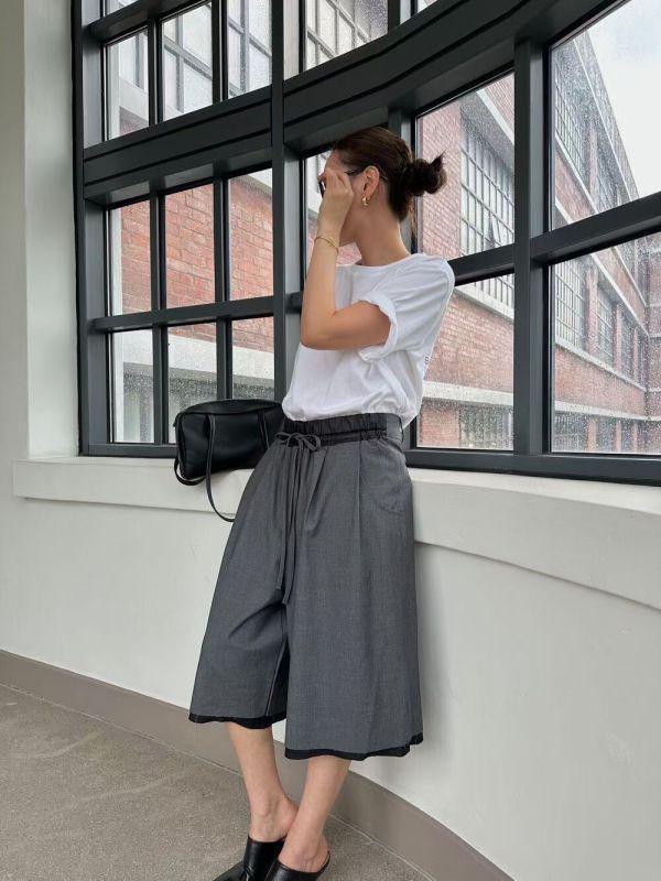 歐膩時髦感七分西褲 