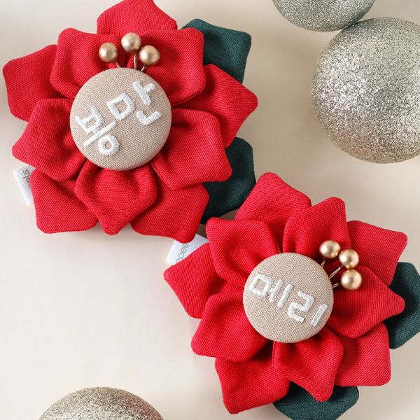 預購1123收單 |  Epeels-紅花綠葉胸背裝飾(下單請備註刺繡內容) 寵物服飾,寵物選品,韓國寵物服飾,狗衣服,貓衣服,韓國寵物品牌,韓國寵物選品,韓國寵物春夏選品,寵物名牌,寵物客製商品,EPEELS,紅花綠葉胸背裝飾