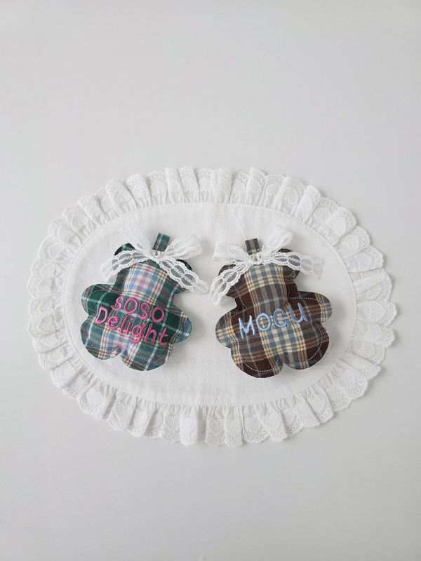 預購1012收單 | SOSO Delight 秋冬款小熊刺繡包包掛飾 寵物服飾,寵物選品,韓國寵物服飾,狗衣服,貓衣服,韓國寵物品牌,韓國手作品牌,毛孩名牌