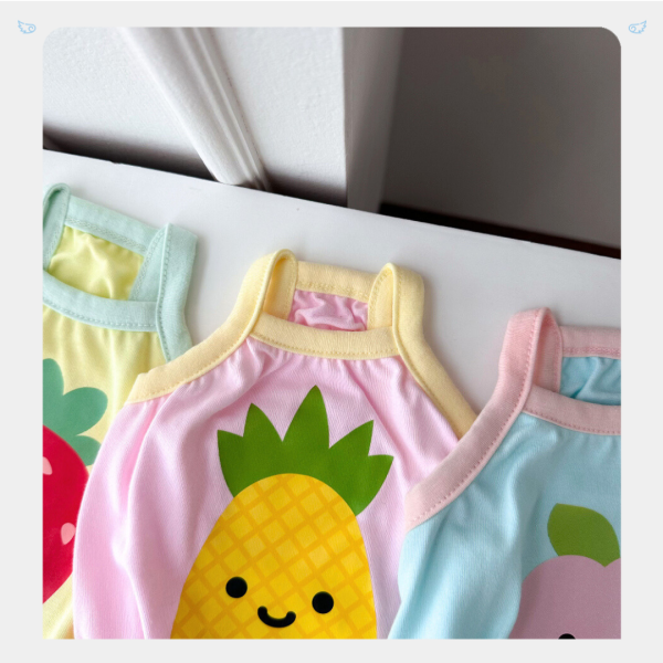 預購｜水果涼感花苞上衣 寵物服飾,寵物選品,韓國寵物服飾,狗衣服,貓衣服,韓國寵物品牌,寵物配件
