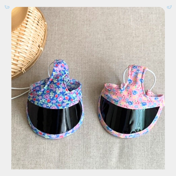 南法風情碎花遮陽帽 寵物服飾,寵物選品,韓國寵物服飾,狗衣服,貓衣服,韓國寵物品牌,寵物配件