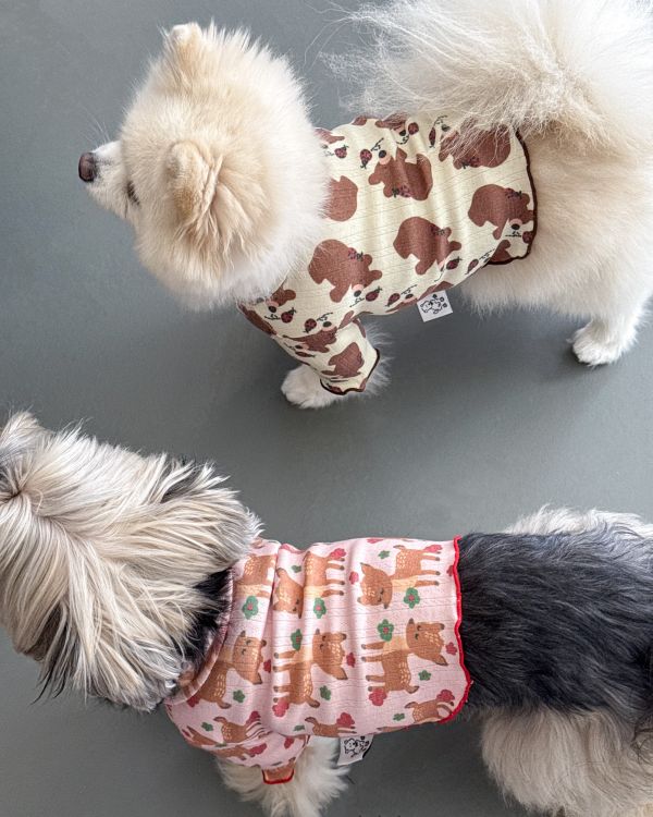 預購1028收單 | côte à côte 秋季梅花鹿木耳邊上衣(SM-3XL) 寵物服飾,寵物選品,韓國寵物服飾,狗衣服,貓衣服,韓國寵物品牌,韓國寵物選品,韓國寵物春夏選品,寵物背心,COTEACOTE,韓國寵物品牌服飾,韓國寵物秋冬選品,寵物四腳衣,寵物連身褲,韓國冬天寵物,寵物保暖