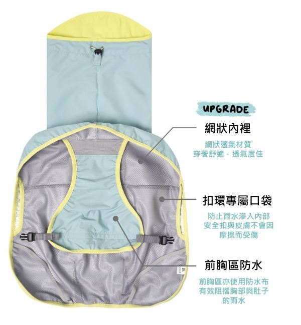 Munikund | 雨行者-機能性好穿脫雨衣(2L-5L) 寵物服飾,寵物選品,韓國寵物服飾,狗衣服,貓衣服,韓國寵物品牌