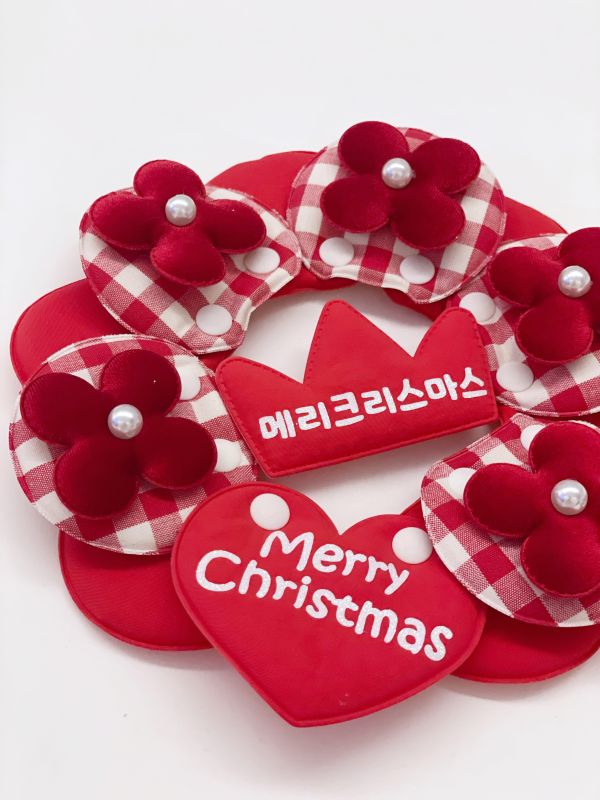 台灣獨家預購1123收單 | naladay 聖誕經典款花瓣領巾 寵物服飾,寵物選品,韓國寵物服飾,狗衣服,貓衣服,韓國寵物品牌,寵物有機棉,韓國寵物選品,韓國寵物春夏選品,寵物領巾,韓國手作領巾,寵物設計感領巾,韓國寵物領巾,naladay