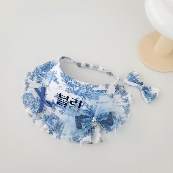 預購0819收單 | SOSO Delight 瑪麗安手工花邊領巾 寵物服飾,寵物選品,韓國寵物服飾,狗衣服,貓衣服,韓國寵物品牌