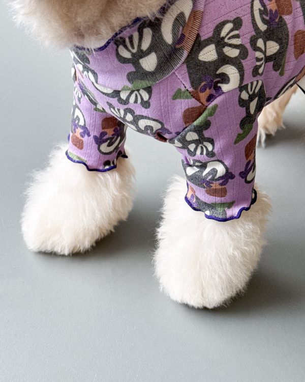 預購1028收單 | côte à côte 秋季紫色松鼠木耳邊上衣(SM-3XL) 寵物服飾,寵物選品,韓國寵物服飾,狗衣服,貓衣服,韓國寵物品牌,韓國寵物選品,韓國寵物春夏選品,寵物背心,COTEACOTE,韓國寵物品牌服飾,韓國寵物秋冬選品,寵物四腳衣,寵物連身褲,韓國冬天寵物,寵物保暖