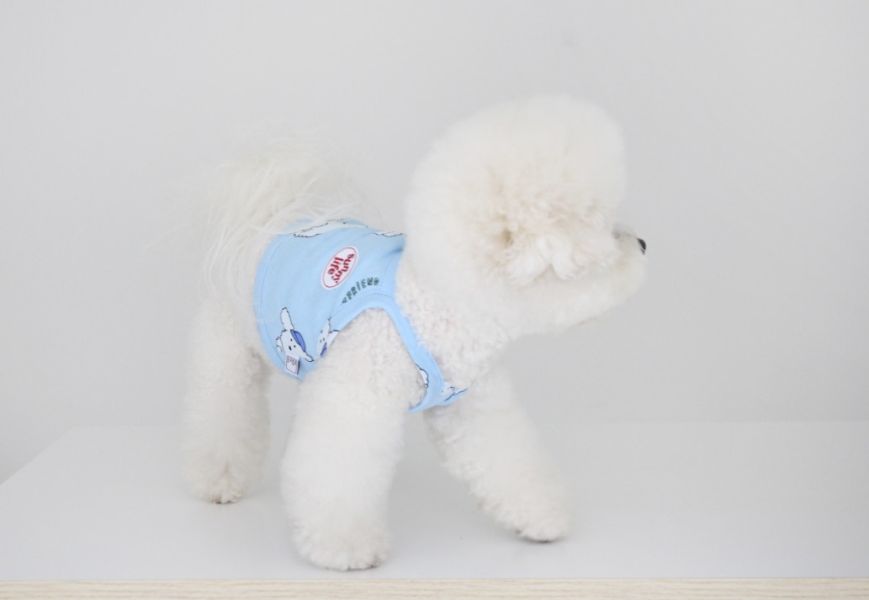 TROL | 藍天白狗小背心 寵物服飾,寵物選品,韓國寵物服飾,狗衣服,貓衣服,韓國寵物品牌