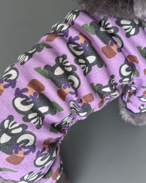 預購1028收單 | côte à côte 秋季紫色松鼠木耳邊四腳衣(SM-2XL) 寵物服飾,寵物選品,韓國寵物服飾,狗衣服,貓衣服,韓國寵物品牌,韓國寵物選品,韓國寵物春夏選品,寵物背心,COTEACOTE,韓國寵物品牌服飾,韓國寵物秋冬選品,寵物四腳衣,寵物連身褲,韓國冬天寵物,寵物保暖