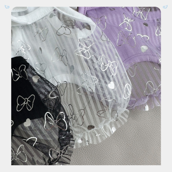 預購｜薄紗綁帶蝴蝶泡泡裙 寵物服飾,寵物選品,韓國寵物服飾,狗衣服,貓衣服,韓國寵物品牌,寵物配件