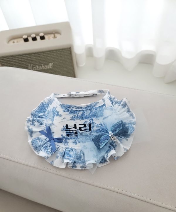 預購0819收單 | SOSO Delight 瑪麗安手工花邊領巾 寵物服飾,寵物選品,韓國寵物服飾,狗衣服,貓衣服,韓國寵物品牌