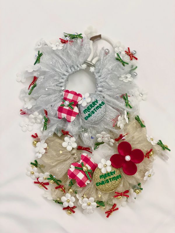 台灣獨家預購1123收單 | naladay聖誕款pom pom領巾(2色/XL-3XL) 寵物服飾,寵物選品,韓國寵物服飾,狗衣服,貓衣服,韓國寵物品牌,寵物有機棉,韓國寵物選品,韓國寵物春夏選品,寵物領巾,寵物手作領巾,寵物韓國領巾,寵物設計款,韓國設計款