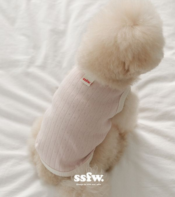 SSFW | 寶寶款無袖背心(S-2XL) 寵物服飾,寵物選品,韓國寵物服飾,狗衣服,貓衣服,韓國寵物品牌,寵物有機棉,韓國寵物選品,韓國寵物秋冬選品,狗圍巾,寵物保暖,寵物保暖服飾,韓國寵物保暖服飾