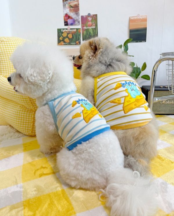 預購0419收單 | POMPOMPOM 起司米奇吊嘎(S-3XL) 寵物服飾,寵物選品,韓國寵物服飾,狗衣服,貓衣服,韓國寵物品牌,寵物有機棉,韓國寵物選品,韓國寵物春夏選品,寵物領巾