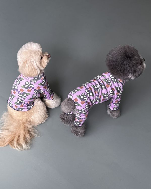 預購1028收單 | côte à côte 秋季紫色松鼠木耳邊上衣(SM-3XL) 寵物服飾,寵物選品,韓國寵物服飾,狗衣服,貓衣服,韓國寵物品牌,韓國寵物選品,韓國寵物春夏選品,寵物背心,COTEACOTE,韓國寵物品牌服飾,韓國寵物秋冬選品,寵物四腳衣,寵物連身褲,韓國冬天寵物,寵物保暖