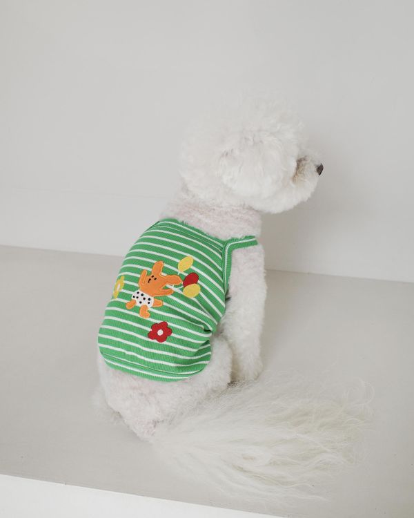 預購0410收單 | côte à côte 氣球小狗羅紋背心(3色，SM-3XL) 寵物服飾,寵物選品,韓國寵物服飾,狗衣服,貓衣服,韓國寵物品牌,韓國寵物選品,韓國寵物春夏選品,寵物背心,COTEACOTE,韓國寵物品牌服飾,韓國寵物秋冬選品,寵物四腳衣,寵物連身褲,韓國冬天寵物,寵物保暖