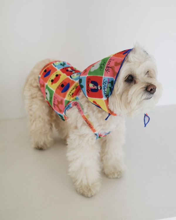 預購0410收單 | côte à côte 花布拼接背心(2色，SM-3XL) 寵物服飾,寵物選品,韓國寵物服飾,狗衣服,貓衣服,韓國寵物品牌,韓國寵物選品,韓國寵物春夏選品,寵物背心,COTEACOTE,韓國寵物品牌服飾,韓國寵物秋冬選品,寵物四腳衣,寵物連身褲,韓國冬天寵物,寵物保暖