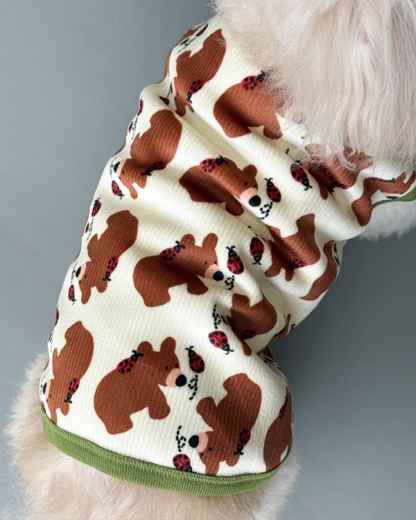 預購1028收單 | côte à côte 秋季小熊無袖背心(SM-3XL) 寵物服飾,寵物選品,韓國寵物服飾,狗衣服,貓衣服,韓國寵物品牌,韓國寵物選品,韓國寵物春夏選品,寵物背心,COTEACOTE,韓國寵物品牌服飾,韓國寵物秋冬選品,寵物四腳衣,寵物連身褲,韓國冬天寵物,寵物保暖