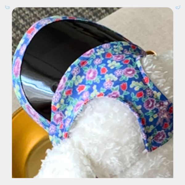 南法風情碎花遮陽帽 寵物服飾,寵物選品,韓國寵物服飾,狗衣服,貓衣服,韓國寵物品牌,寵物配件