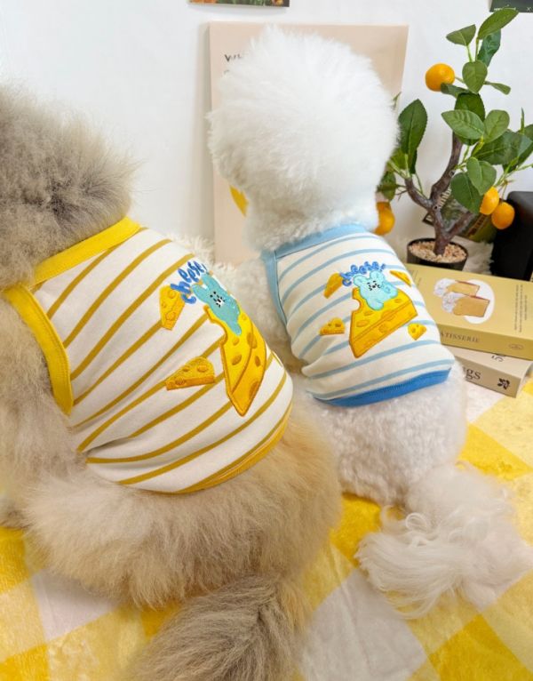 預購0419收單 | POMPOMPOM 起司米奇吊嘎(S-3XL) 寵物服飾,寵物選品,韓國寵物服飾,狗衣服,貓衣服,韓國寵物品牌,寵物有機棉,韓國寵物選品,韓國寵物春夏選品,寵物領巾