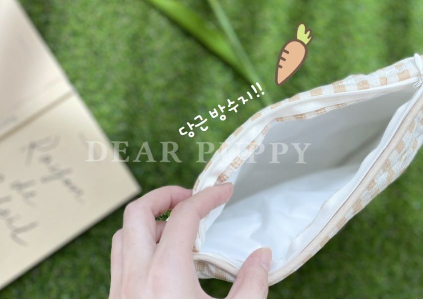 Dear Puppy |  棕色可愛熊涼感袋(附冷凝包) 寵物服飾,寵物選品,韓國寵物服飾,狗衣服,貓衣服,韓國寵物品牌,寵物有機棉,韓國寵物選品,韓國寵物春夏選品,寵物涼感墊