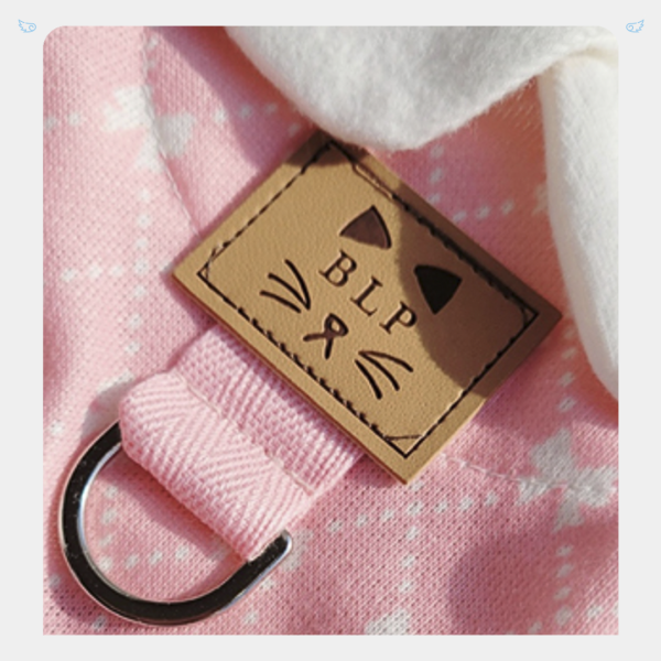 預購｜附牽繩扣環蝴蝶結背心領T 寵物服飾,寵物選品,韓國寵物服飾,狗衣服,貓衣服,韓國寵物品牌,寵物配件