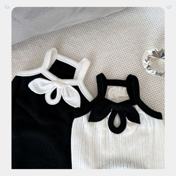 赫本風棉質小背心 寵物服飾,寵物選品,韓國寵物服飾,狗衣服,貓衣服,韓國寵物品牌,寵物配件