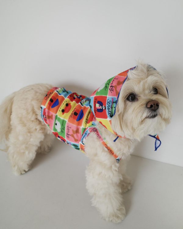 預購0410收單 | côte à côte 花布拼接背心(2色，SM-3XL) 寵物服飾,寵物選品,韓國寵物服飾,狗衣服,貓衣服,韓國寵物品牌,韓國寵物選品,韓國寵物春夏選品,寵物背心,COTEACOTE,韓國寵物品牌服飾,韓國寵物秋冬選品,寵物四腳衣,寵物連身褲,韓國冬天寵物,寵物保暖