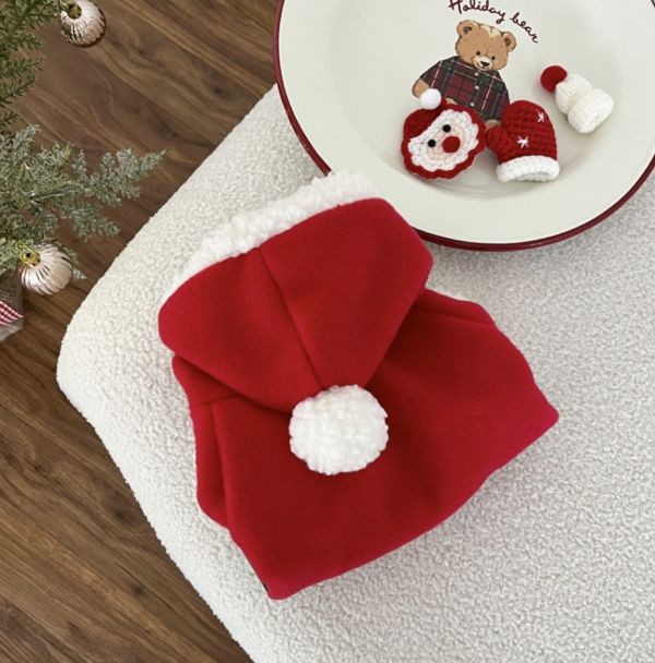 聖誕老公公衣服(M-XL) 寵物服飾,寵物選品,韓國寵物服飾,狗衣服,貓衣服,韓國寵物品牌,寵物有機棉,韓國寵物選品, 韓國寵物秋冬選品, 寵物聖誕領巾,聖誕節,聖誕派對,寵物聖誕,寵物聖誕衣