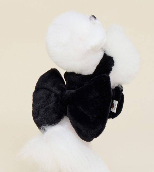 預購0115收單 | MLD 毛絨絨大蝴蝶結胸背衣 (粉/白/黑 3色，S-XL) 寵物服飾,寵物選品,韓國寵物服飾,狗衣服,貓衣服,韓國寵物品牌,寵物有機棉,韓國寵物選品,韓國寵物秋冬選品,狗四腳衣,寵物保暖,寵物保暖服飾,韓國寵物保暖服飾