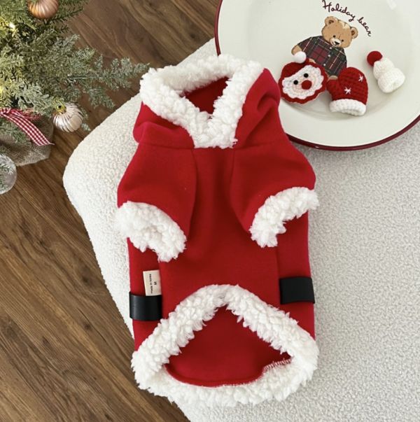 聖誕老公公衣服(M-XL) 寵物服飾,寵物選品,韓國寵物服飾,狗衣服,貓衣服,韓國寵物品牌,寵物有機棉,韓國寵物選品, 韓國寵物秋冬選品, 寵物聖誕領巾,聖誕節,聖誕派對,寵物聖誕,寵物聖誕衣