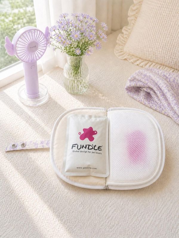 預購0510收單 | Fundle 花花手提涼感口袋包 寵物服飾,寵物選品,韓國寵物服飾,狗衣服,貓衣服,韓國寵物品牌,寵物有機棉,韓國寵物選品,韓國寵物春夏選品,寵物涼感,寵物涼墊,夏日涼墊