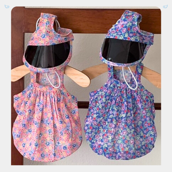 南法風情碎花小背心 寵物服飾,寵物選品,韓國寵物服飾,狗衣服,貓衣服,韓國寵物品牌,寵物配件