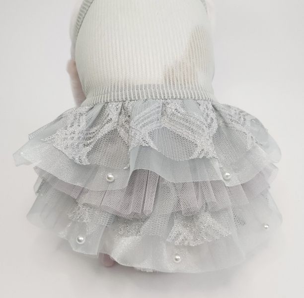 韓國手作 | 超美珍珠澎紗裙(M-2XL) 寵物服飾,寵物選品,韓國寵物服飾,狗衣服,貓衣服,韓國寵物品牌,寵物有機棉,韓國寵物選品,胸背,胸背衣