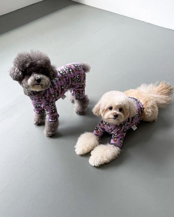 預購1028收單 | côte à côte 秋季紫色松鼠木耳邊上衣(SM-3XL) 寵物服飾,寵物選品,韓國寵物服飾,狗衣服,貓衣服,韓國寵物品牌,韓國寵物選品,韓國寵物春夏選品,寵物背心,COTEACOTE,韓國寵物品牌服飾,韓國寵物秋冬選品,寵物四腳衣,寵物連身褲,韓國冬天寵物,寵物保暖