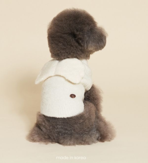 預購0115收單 | MLD 羊毛天使背心 (S-XL) 寵物服飾,寵物選品,韓國寵物服飾,狗衣服,貓衣服,韓國寵物品牌,寵物有機棉,韓國寵物選品,韓國寵物秋冬選品,狗四腳衣,寵物保暖,寵物保暖服飾,韓國寵物保暖服飾