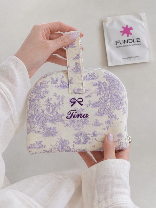 預購0510收單 | Fundle 花花手提涼感口袋包 寵物服飾,寵物選品,韓國寵物服飾,狗衣服,貓衣服,韓國寵物品牌,寵物有機棉,韓國寵物選品,韓國寵物春夏選品,寵物涼感,寵物涼墊,夏日涼墊