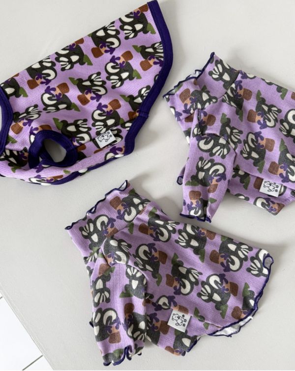 預購1028收單 | côte à côte 秋季紫色松鼠木耳邊上衣(SM-3XL) 寵物服飾,寵物選品,韓國寵物服飾,狗衣服,貓衣服,韓國寵物品牌,韓國寵物選品,韓國寵物春夏選品,寵物背心,COTEACOTE,韓國寵物品牌服飾,韓國寵物秋冬選品,寵物四腳衣,寵物連身褲,韓國冬天寵物,寵物保暖