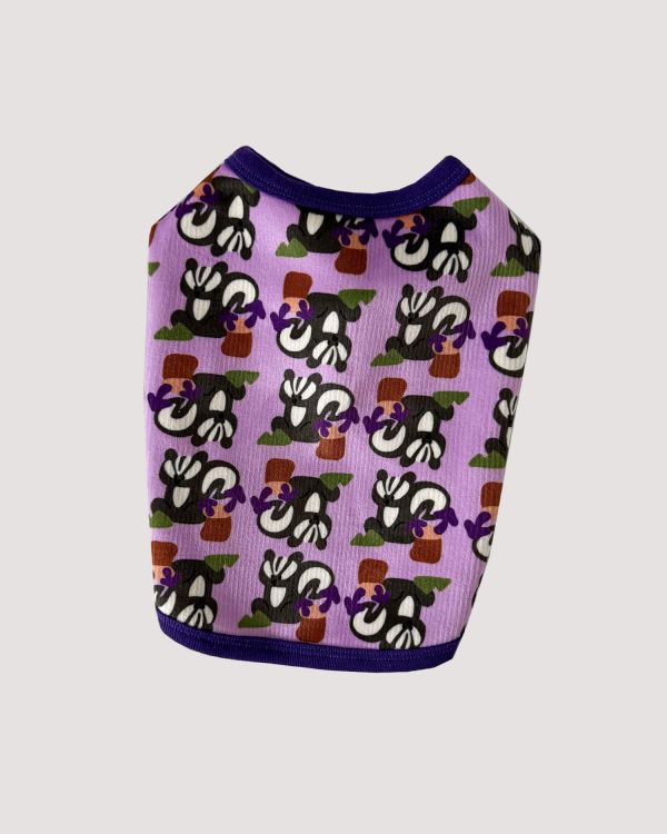 預購1028收單 | côte à côte 秋季紫色松鼠無袖背心(SM-3XL) 寵物服飾,寵物選品,韓國寵物服飾,狗衣服,貓衣服,韓國寵物品牌,韓國寵物選品,韓國寵物春夏選品,寵物背心,COTEACOTE,韓國寵物品牌服飾,韓國寵物秋冬選品,寵物四腳衣,寵物連身褲,韓國冬天寵物,寵物保暖