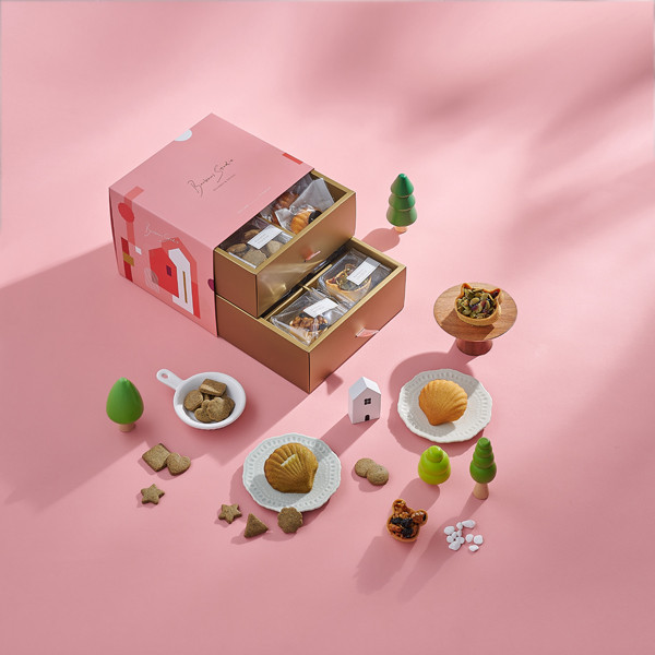 【超豪華推薦！】森林甜點組 瑪德蓮
包餡瑪德蓮
禮盒
送禮
蛋糕
常溫點心
堅果塔
貓裏紅茶