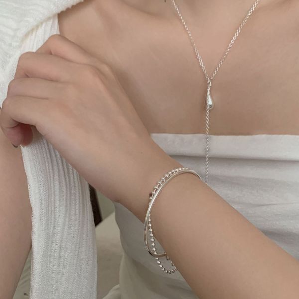 雙層極簡 純銀手鐲 韓系純銀手鍊,S925抗敏手環,簡約手鍊推薦,女生日常百搭手鍊,情侶手鍊純銀,姐妹手鍊禮物,純銀手環,韓系風格,個性手鍊推薦