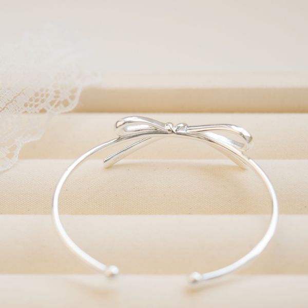 超大！蝴蝶結 純銀手鐲 韓系純銀手鍊,S925抗敏手環,簡約手鍊推薦,女生日常百搭手鍊,情侶手鍊純銀,姐妹手鍊禮物,純銀手環,韓系風格,個性手鍊推薦