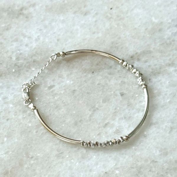 高级感碎銀小圓珠手鍊 